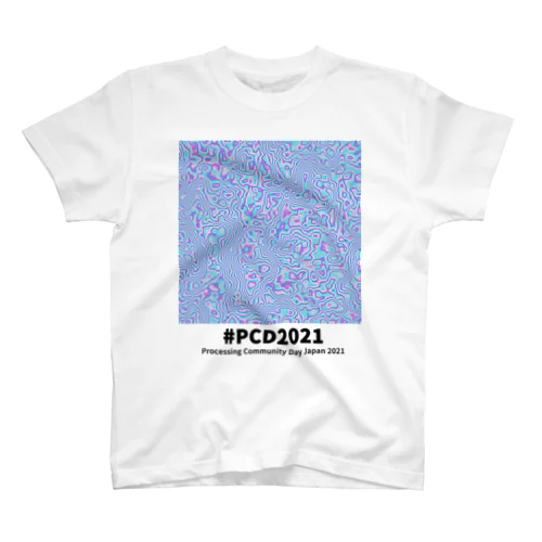 PCD Japan 2021 スーベニアTシャツ 【Designed by 100pHz ver.】 スタンダードTシャツ