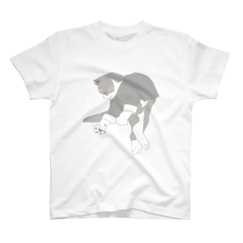 猫功夫(猫カンフー) Regular Fit T-Shirt