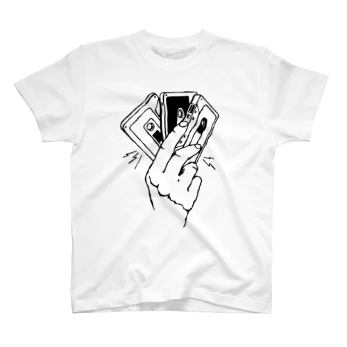 THREE CASSETTES Regular Fit T-Shirt