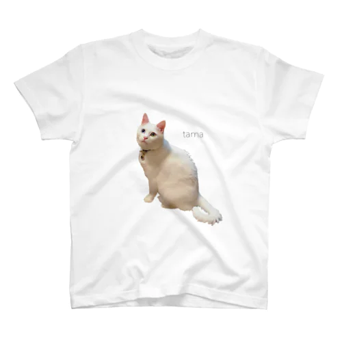 白猫オッドアイのタマ Regular Fit T-Shirt