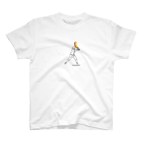 野球×エビフライ 티셔츠