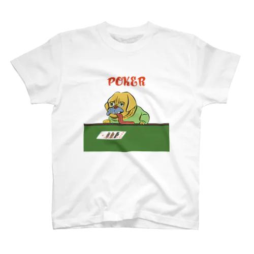 POKER犬 スタンダードTシャツ