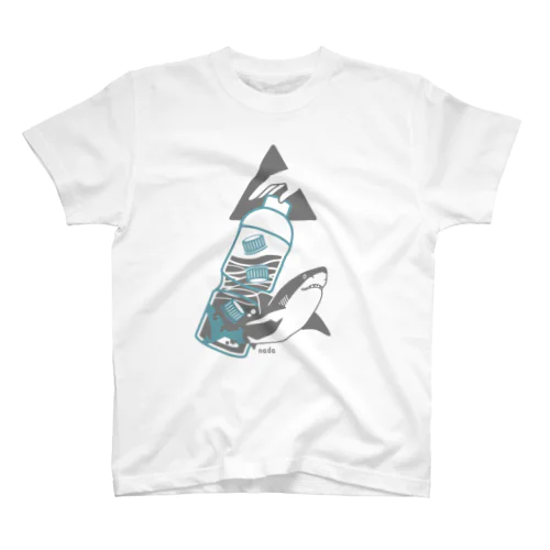 海洋ゴミから守りたい | サメ Ver. Regular Fit T-Shirt