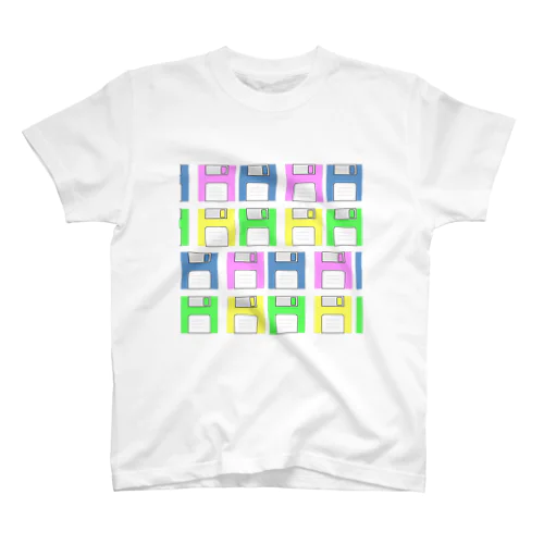 懐かしフロッピーディスク スタンダードTシャツ