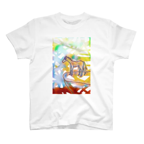 Colorful Horse  Regular Fit T-Shirt