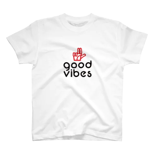 GOODVIBESロゴ Regular Fit T-Shirt