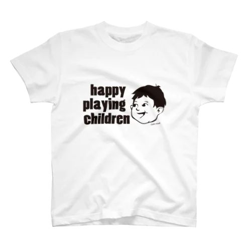 happy playing children Regular Fit T-Shirt