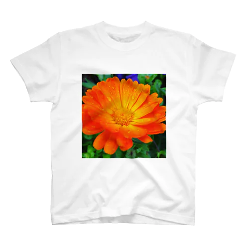 オレンジの花 Regular Fit T-Shirt