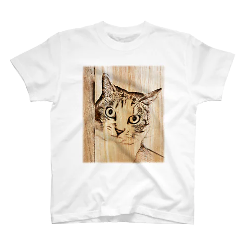 スケッチ風の猫さん スタンダードTシャツ