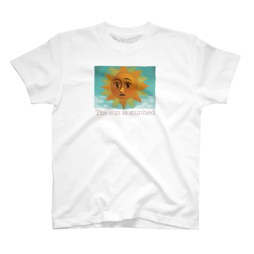 唖然する太陽Tシャツ(A) スタンダードTシャツ