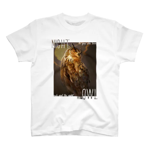 Night Owl 夜型宣言 スタンダードTシャツ