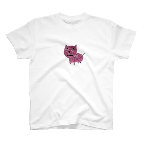 ハムとして食べられるブタちゃん Regular Fit T-Shirt