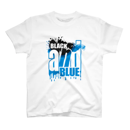  BLACK and BLUE Regular Fit T-Shirt