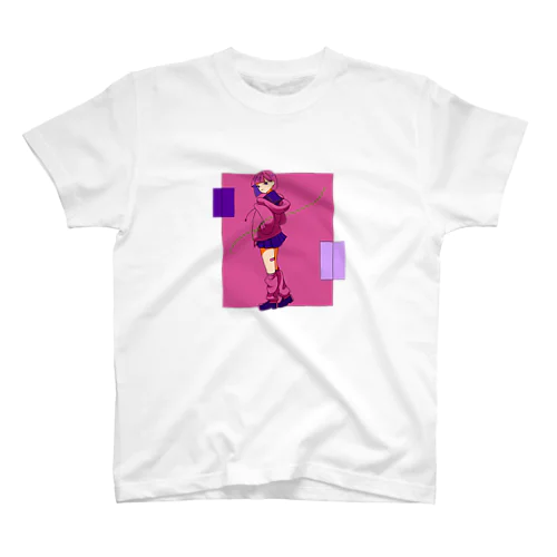 ピンク・女の子 スタンダードTシャツ