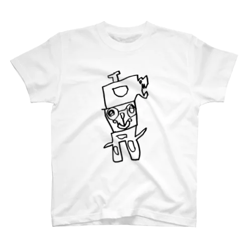 ロエル君4歳 （BW）  スタンダードTシャツ