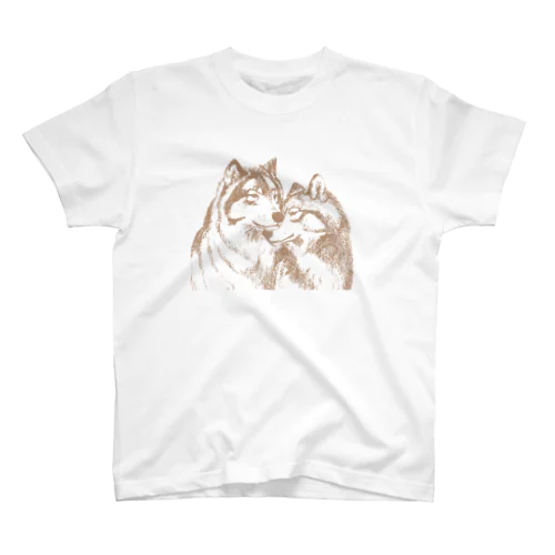 Wolf ♡ Wolf Regular Fit T-Shirt