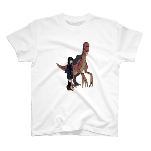 恐竜と登下校_2 スタンダードTシャツ