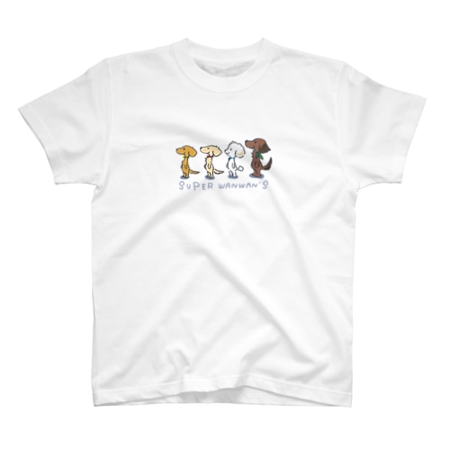 わんわんズ（せいれつ） Regular Fit T-Shirt