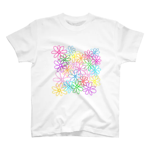 うたた寝の花畑 スタンダードTシャツ