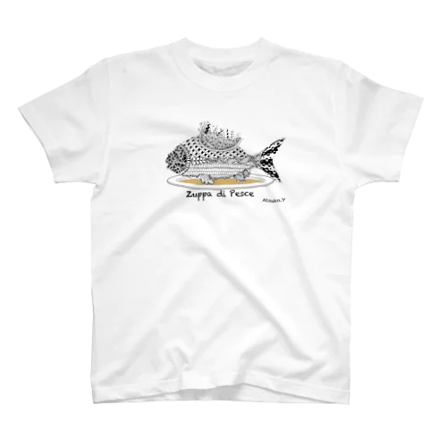 お魚スープ（背景なし） スタンダードTシャツ