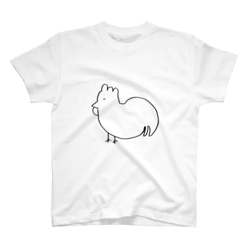 画伯チキンイラスト スタンダードTシャツ