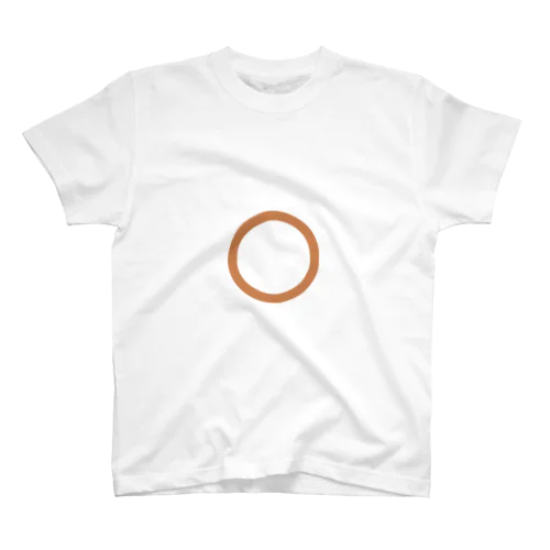 シンプルな丸(ベージュ) Regular Fit T-Shirt