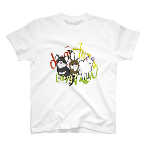 3 Chihuahuas Regular Fit T-Shirt