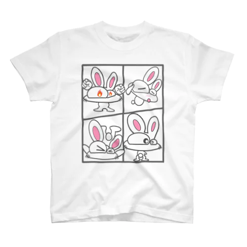 集合せよ!! うさっきー スタンダードTシャツ