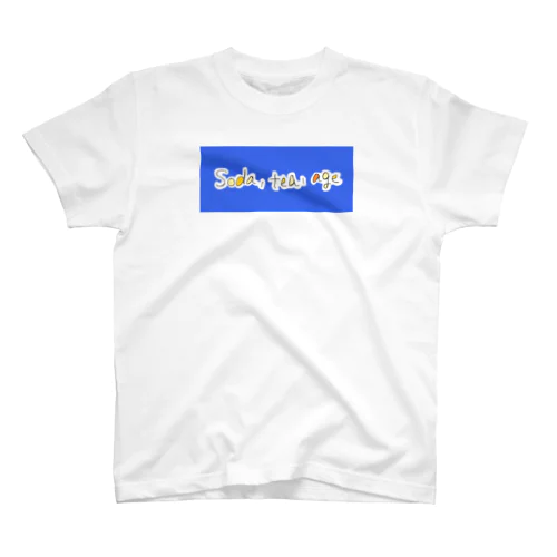 soda, tea, age -blue スタンダードTシャツ