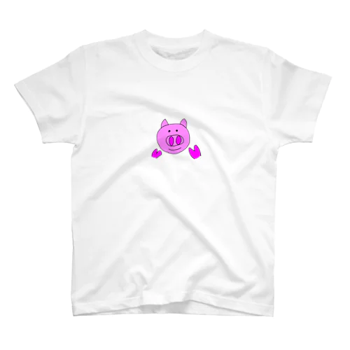 ぶた　動物シリーズ Regular Fit T-Shirt