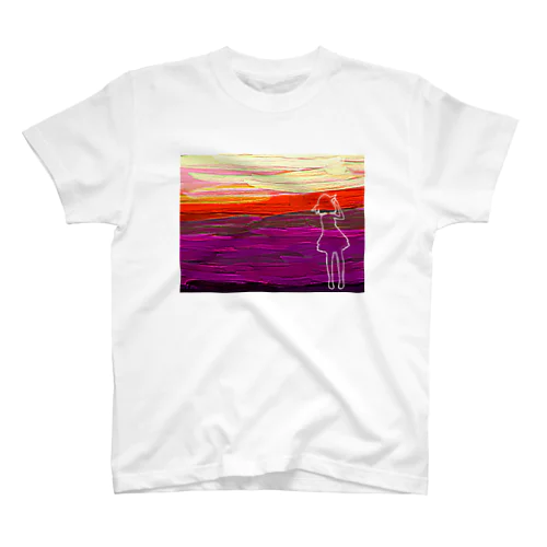 夕色の彼女 Regular Fit T-Shirt