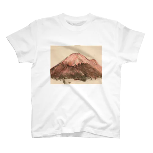 レッド富士山 スタンダードTシャツ