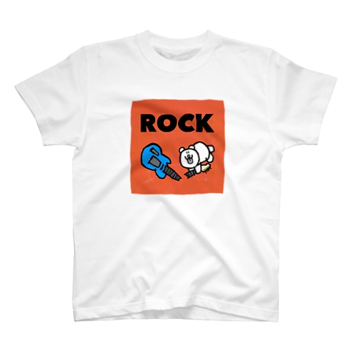 ROCK(赤) Regular Fit T-Shirt