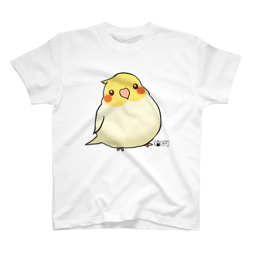 *KAKAPO*のふんわりオカメインコちゃん(るちの) スタンダードTシャツ