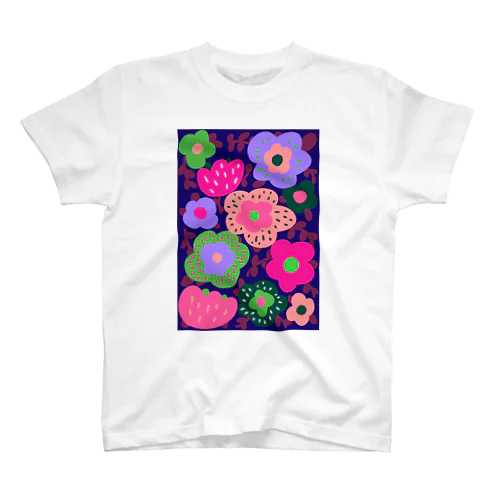 ゆるお花 スタンダードTシャツ