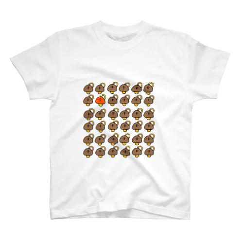 大量はにしめじ Regular Fit T-Shirt