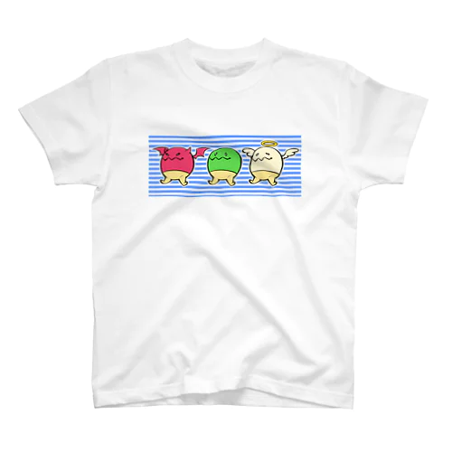かぷ丸トリオ（青） Regular Fit T-Shirt