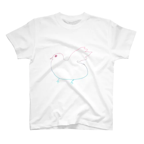 虹色鳩さーん( ᐛ ) スタンダードTシャツ