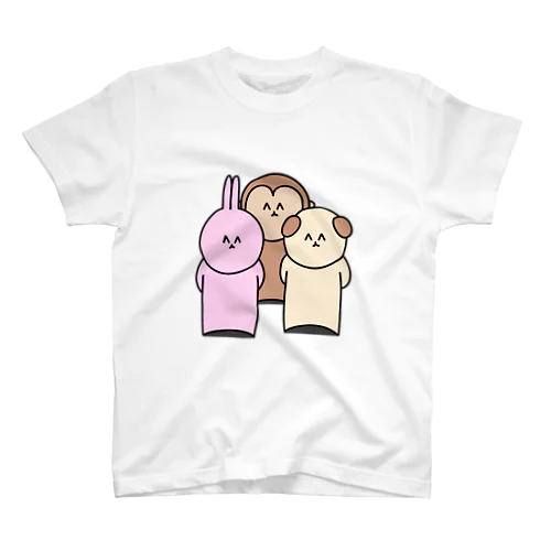 謎の三人衆Tシャツ 티셔츠