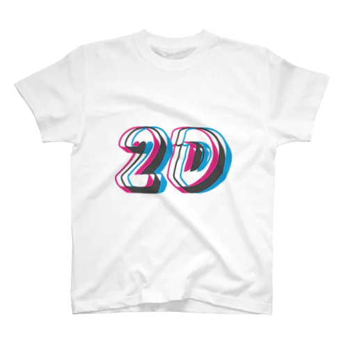 アナグリフ2D Regular Fit T-Shirt