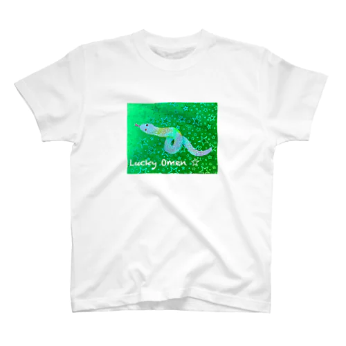 白蛇　🌟　lucky omen スタンダードTシャツ