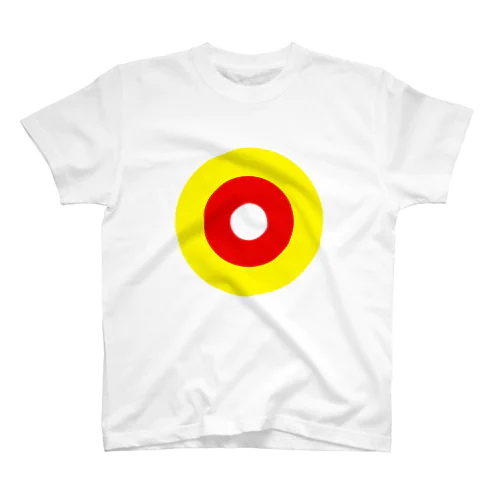 サークルa・黄・赤・白 Regular Fit T-Shirt