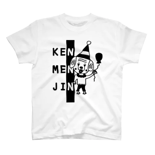 モノクロピエロ KENMENJIN スタンダードTシャツ