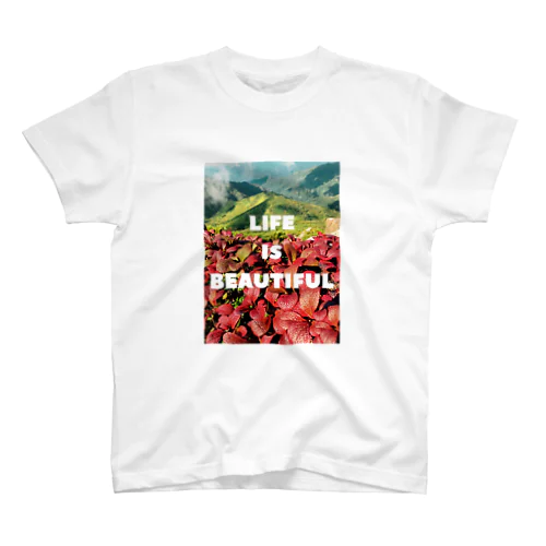 LIFE IS BEAUTIFUL Regular Fit T-Shirt