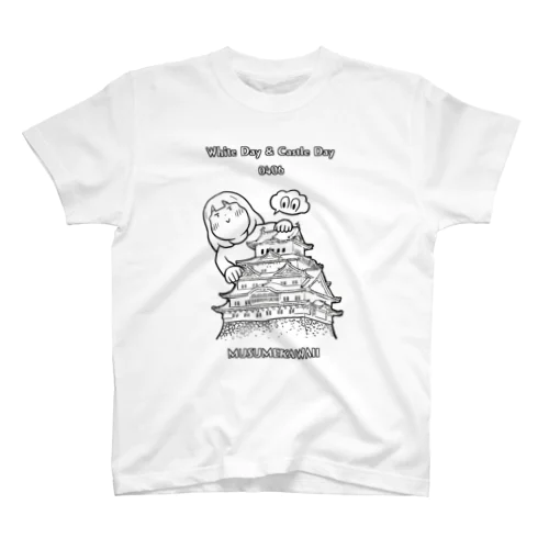 00406「白の日」「城の日」英語版 Regular Fit T-Shirt