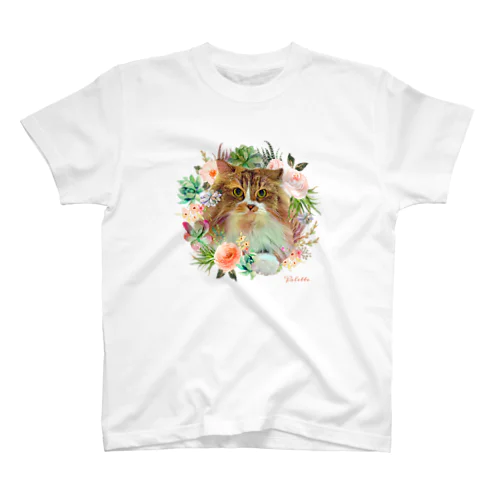 猫カフェラグドールぱれっとflower Regular Fit T-Shirt