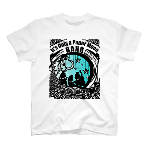 It’s Only a Paper Moon BAND - blue　Tシャツ スタンダードTシャツ