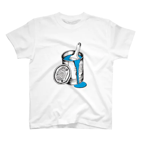 ペンキ缶　青 Regular Fit T-Shirt