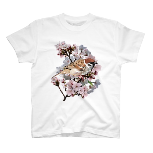 桜雀 Regular Fit T-Shirt