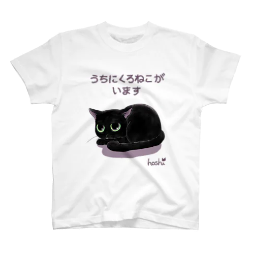 うちにくろねこがいます スタンダードTシャツ